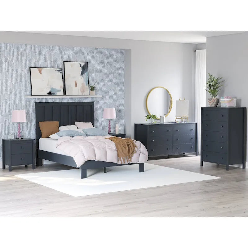 Shaker Style Navy Blue Chest of Drawers