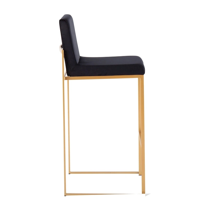 High Back Bar Stool Set of 2