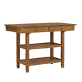 2-Tone Antique Kitchen Island Buffet