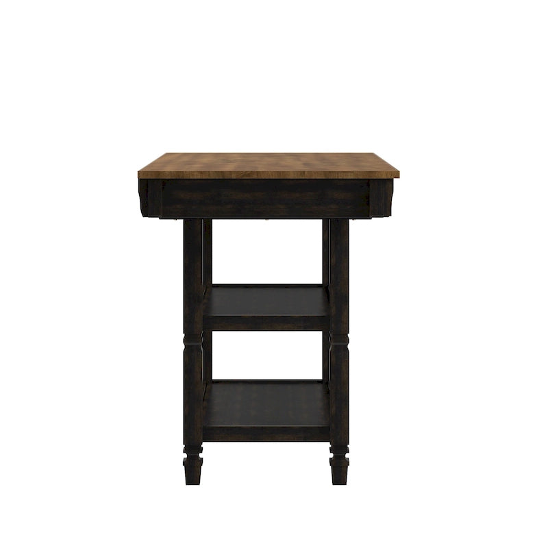 2-Tone Antique Kitchen Island Buffet