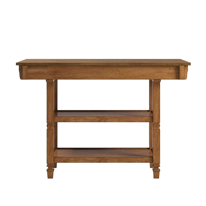 2-Tone Antique Kitchen Island Buffet