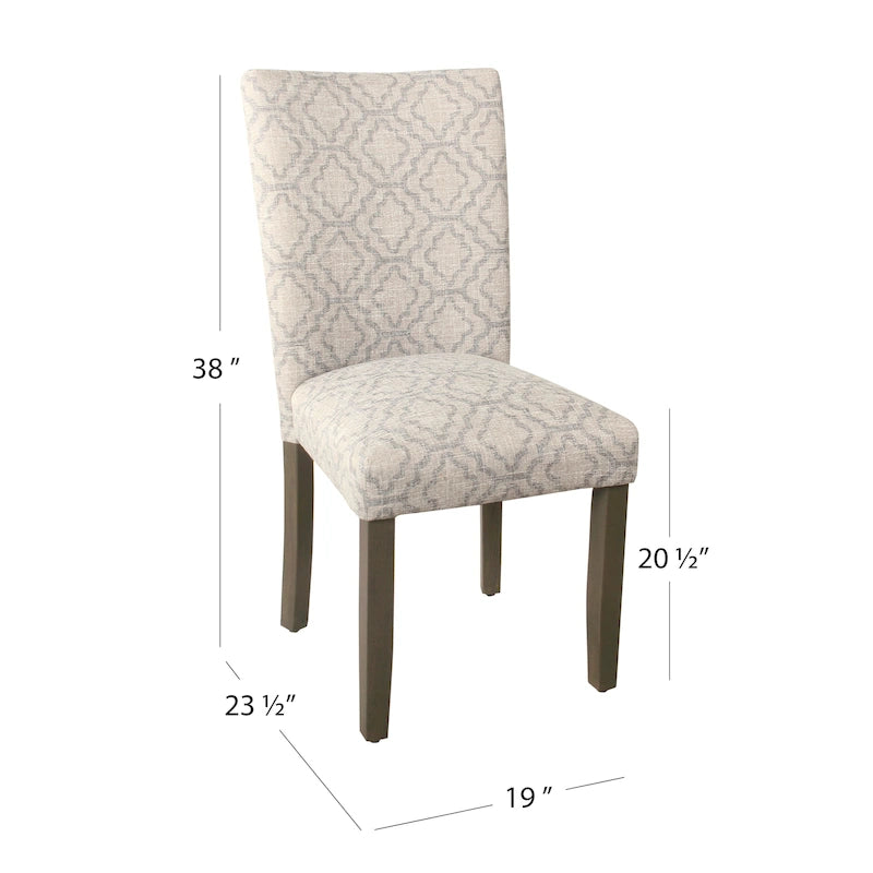 Classic Parsons Dining Chair, Set of 2