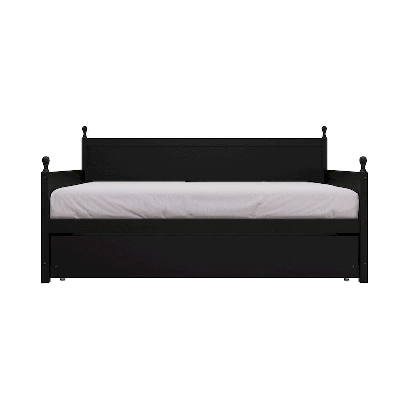 Mid-Century Modern Wooden Twin Size Daybed With Trundle