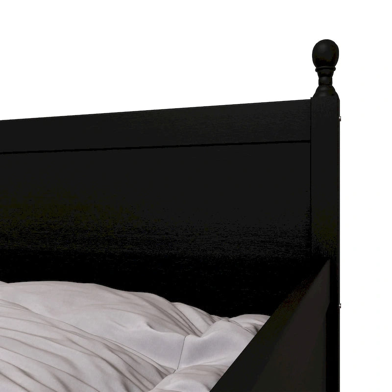 Mid-Century Modern Wooden Twin Size Daybed With Trundle