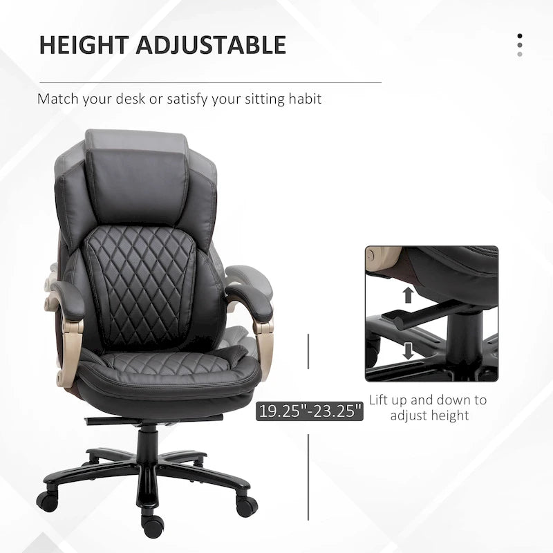 Heavy Duty Ergonomic Office Chair 350 lbs