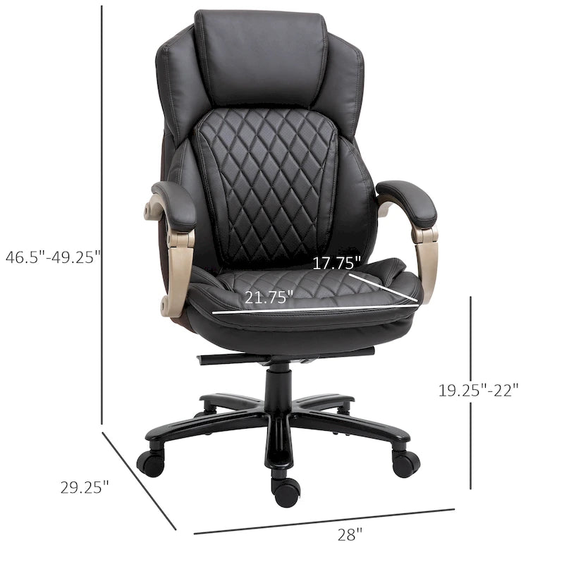 Heavy Duty Ergonomic Office Chair 350 lbs