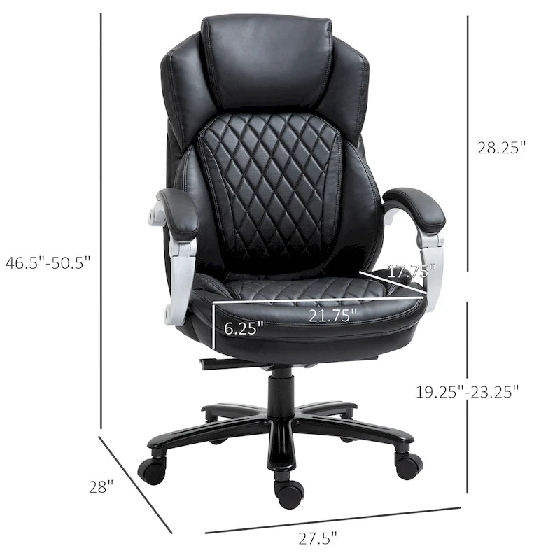 Heavy Duty Ergonomic Office Chair 350 lbs