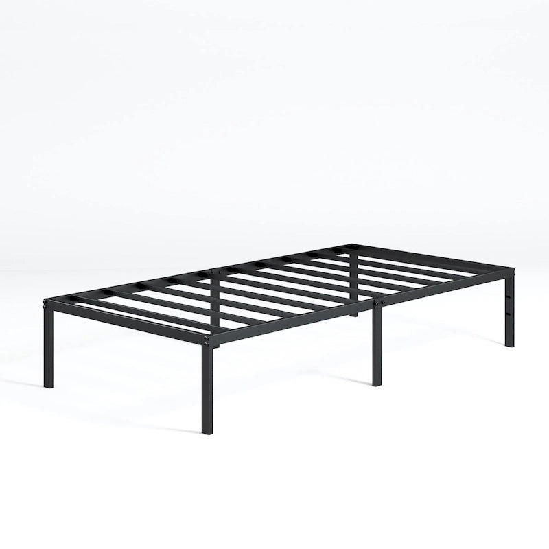 Black Metal Platform Bed Frame