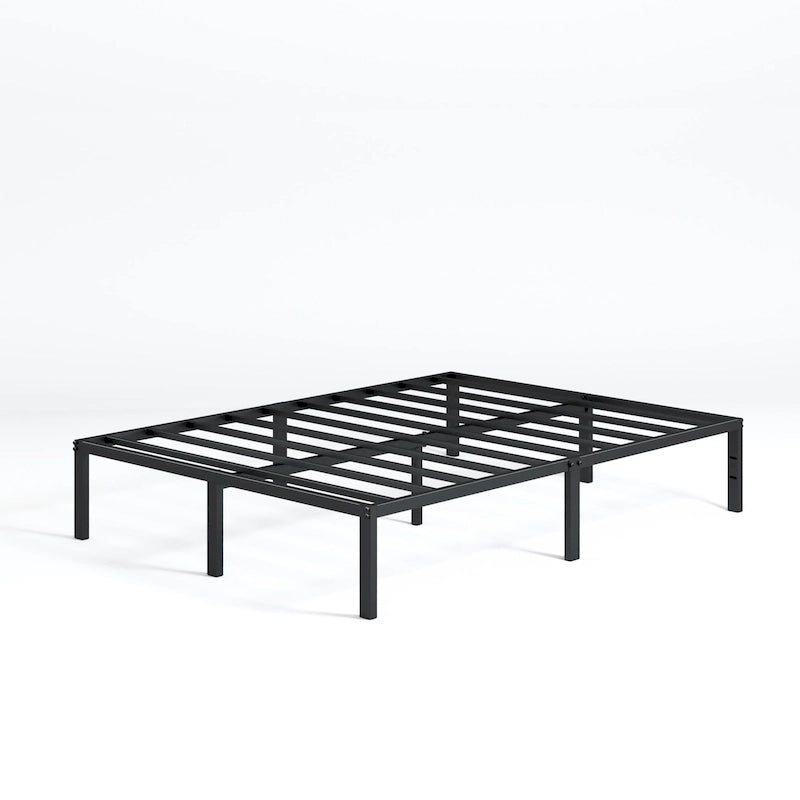 Black Metal Platform Bed Frame