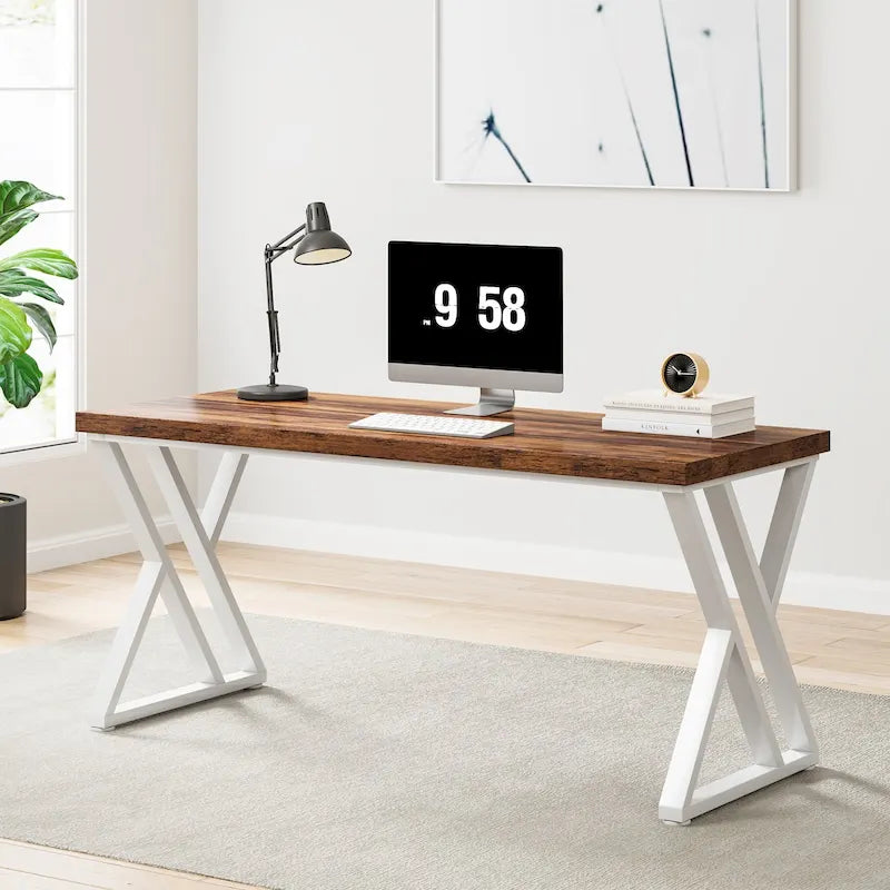 55 Heavy Duty Computer Desk, Office Desk