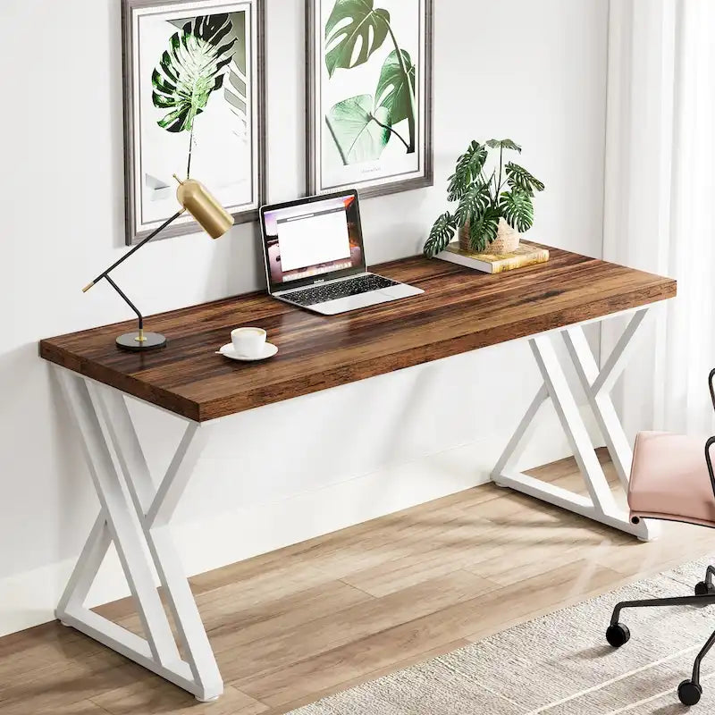 55 Heavy Duty Computer Desk, Office Desk