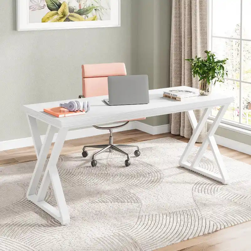 55 Heavy Duty Computer Desk, Office Desk