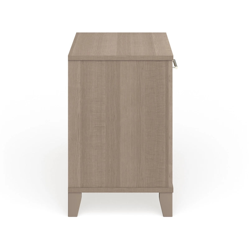 Noční stolek z jasanu v odstínu Transitional Grey