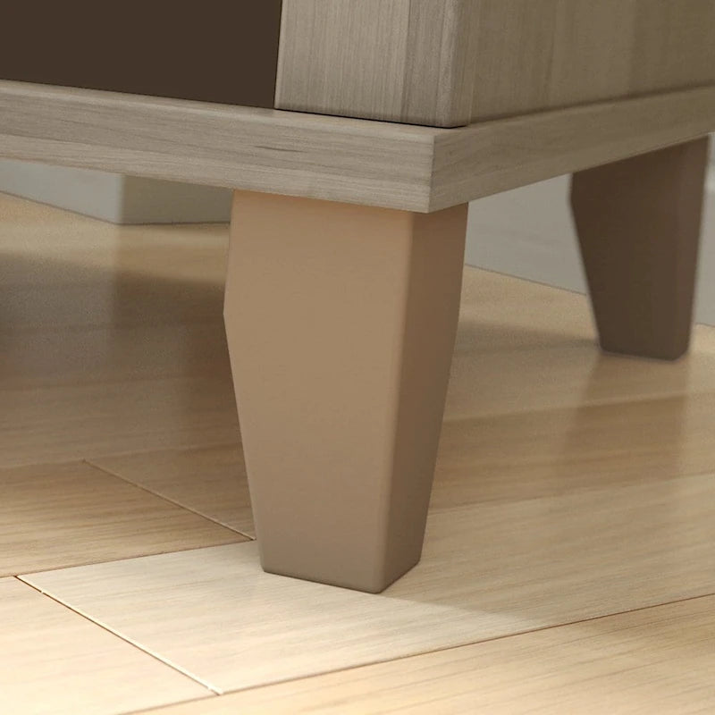 Noční stolek z jasanu v odstínu Transitional Grey