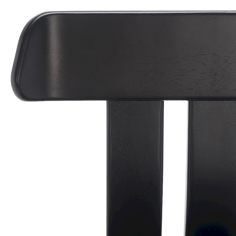 Jídelní židle z masivu z poloviny století s trojitou podnoží