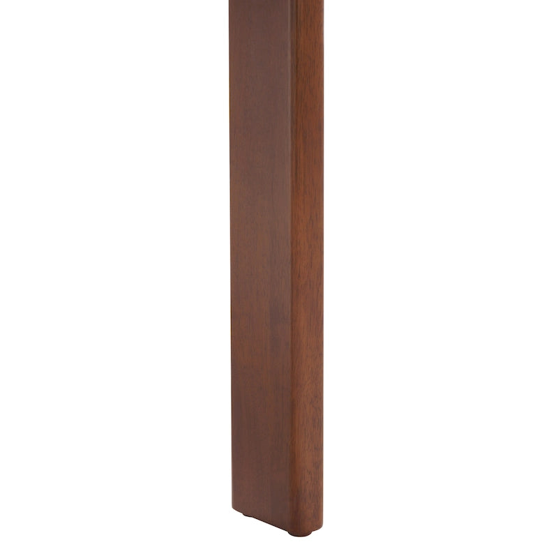 Jídelní židle z masivu z poloviny století s trojitou podnoží