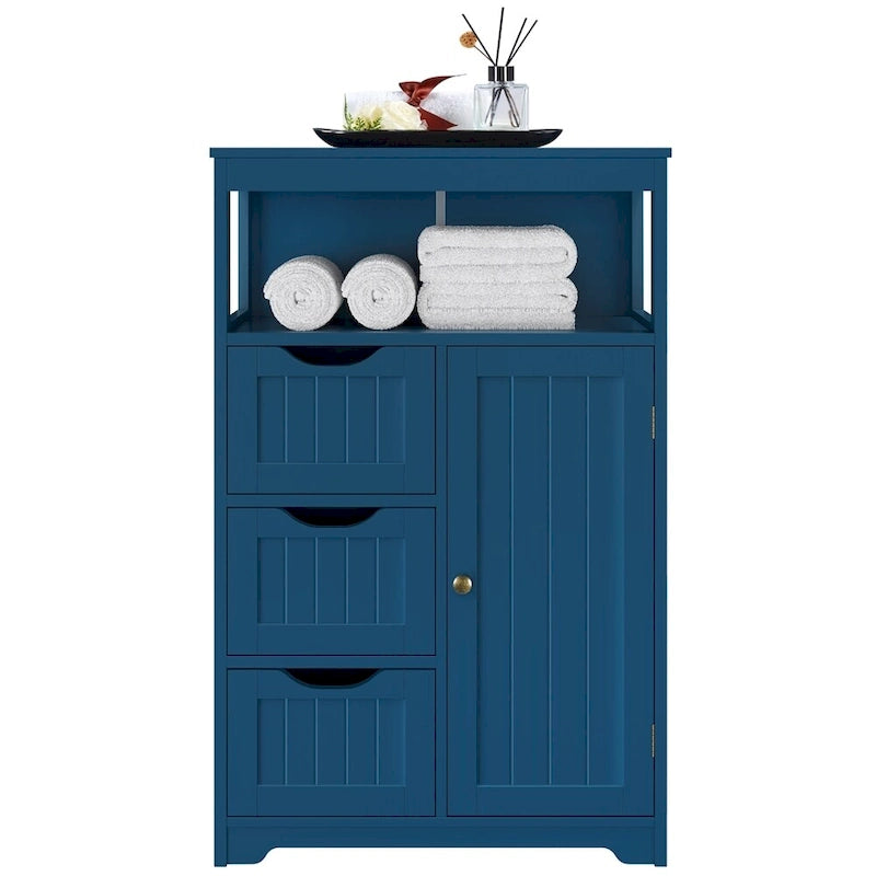 Bathroom Floor Cabinet Storage Organizer